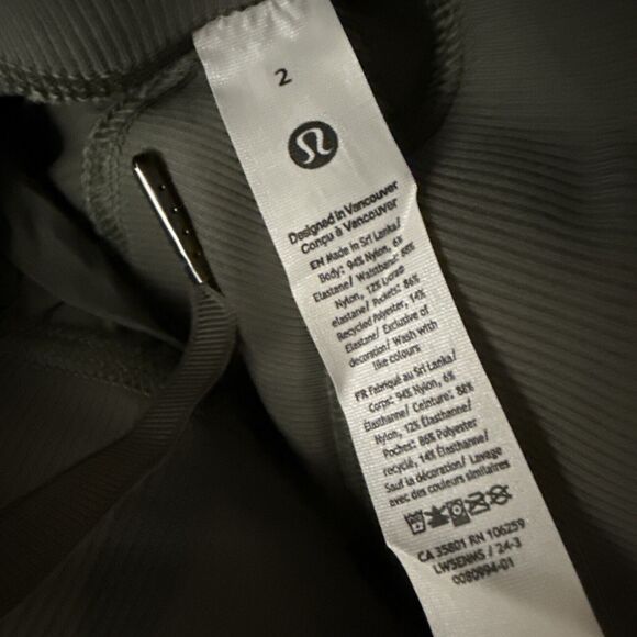 Lululemon Women Dance Studio Mid-Rise Jogger Full Length Army Green Sz 2 - Picture 4 of 4